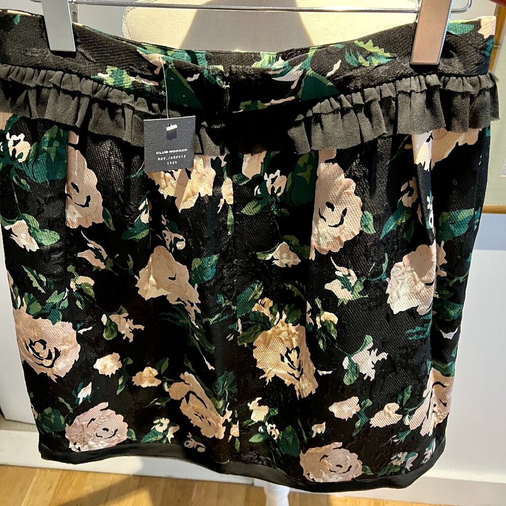Club Monaco Floral Skirt - NEW